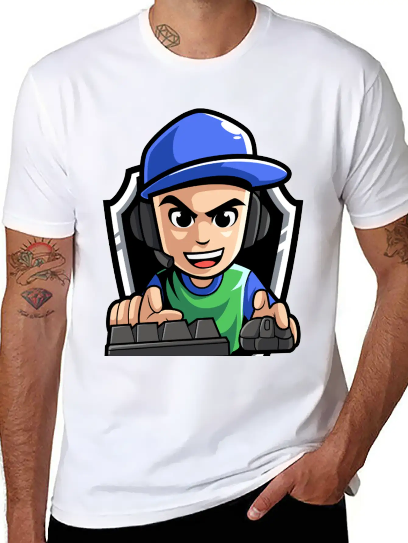 Gamer Timeless Short Sleeve Tee – Comfy And Minimalist Design