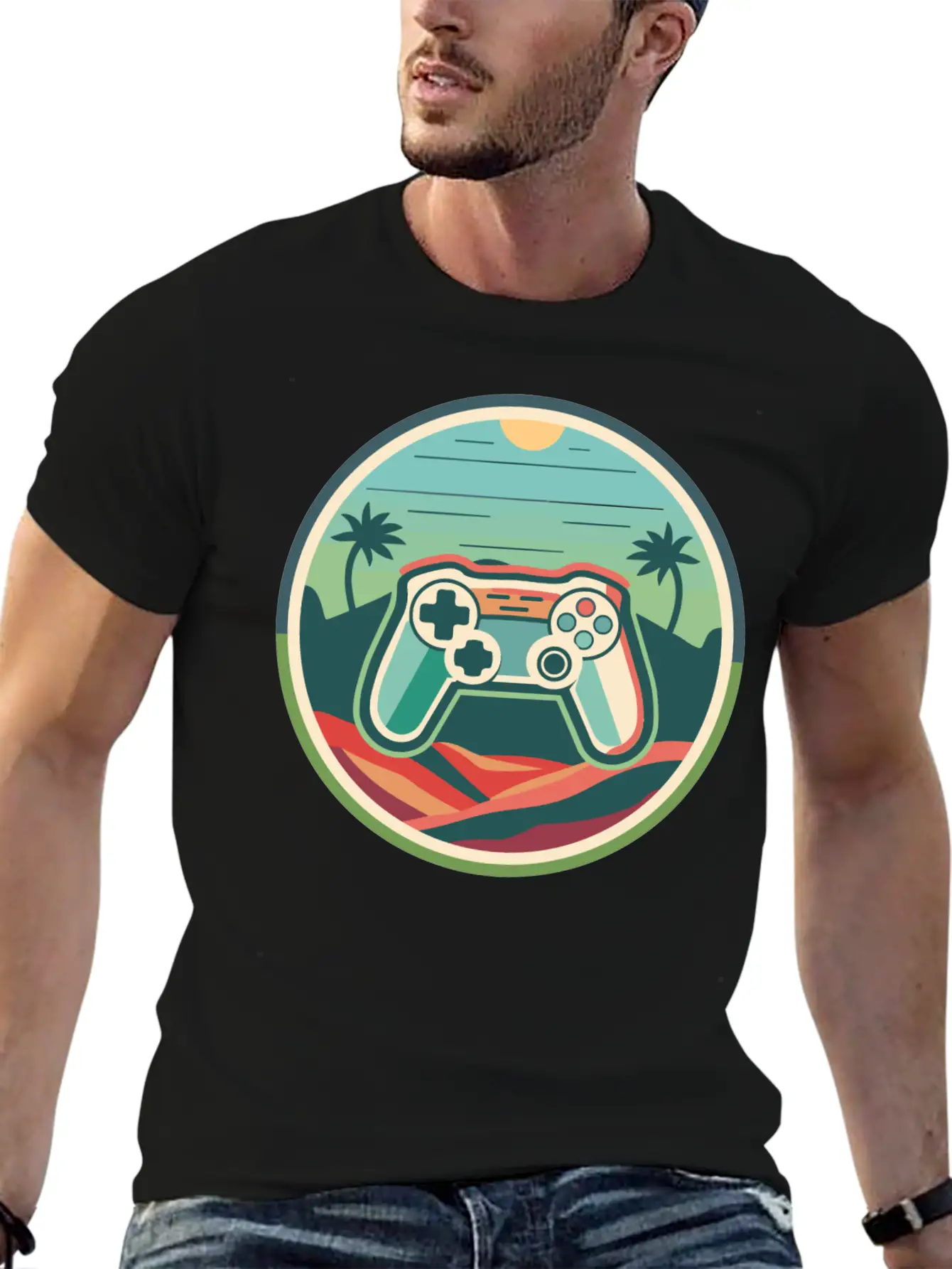 Gaming Artwork Essential Unisex Summer Tee – Soft Cotton Casual Fit