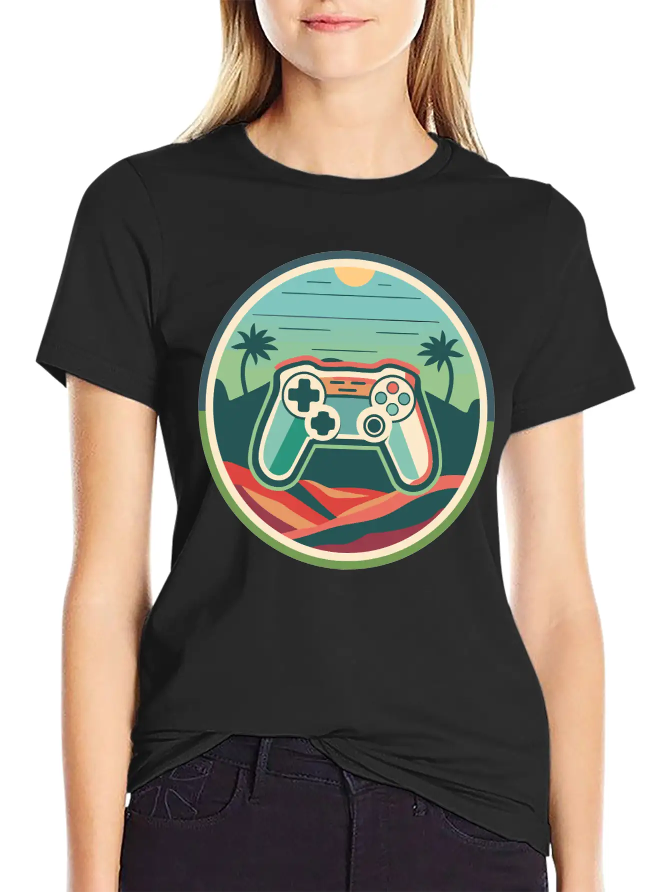 Gaming Artwork Essential Unisex Summer Tee – Soft Cotton Casual Fit