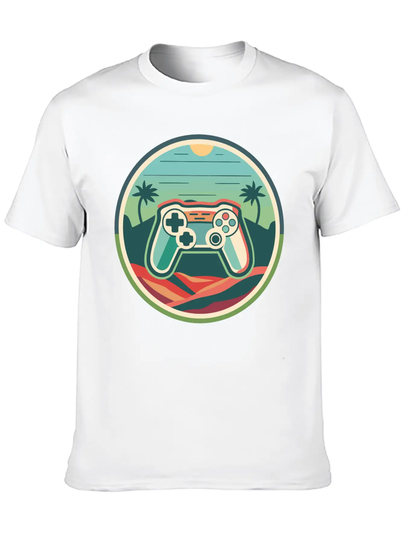 Gaming Artwork Essential Unisex Summer Tee – Soft Cotton Casual Fit