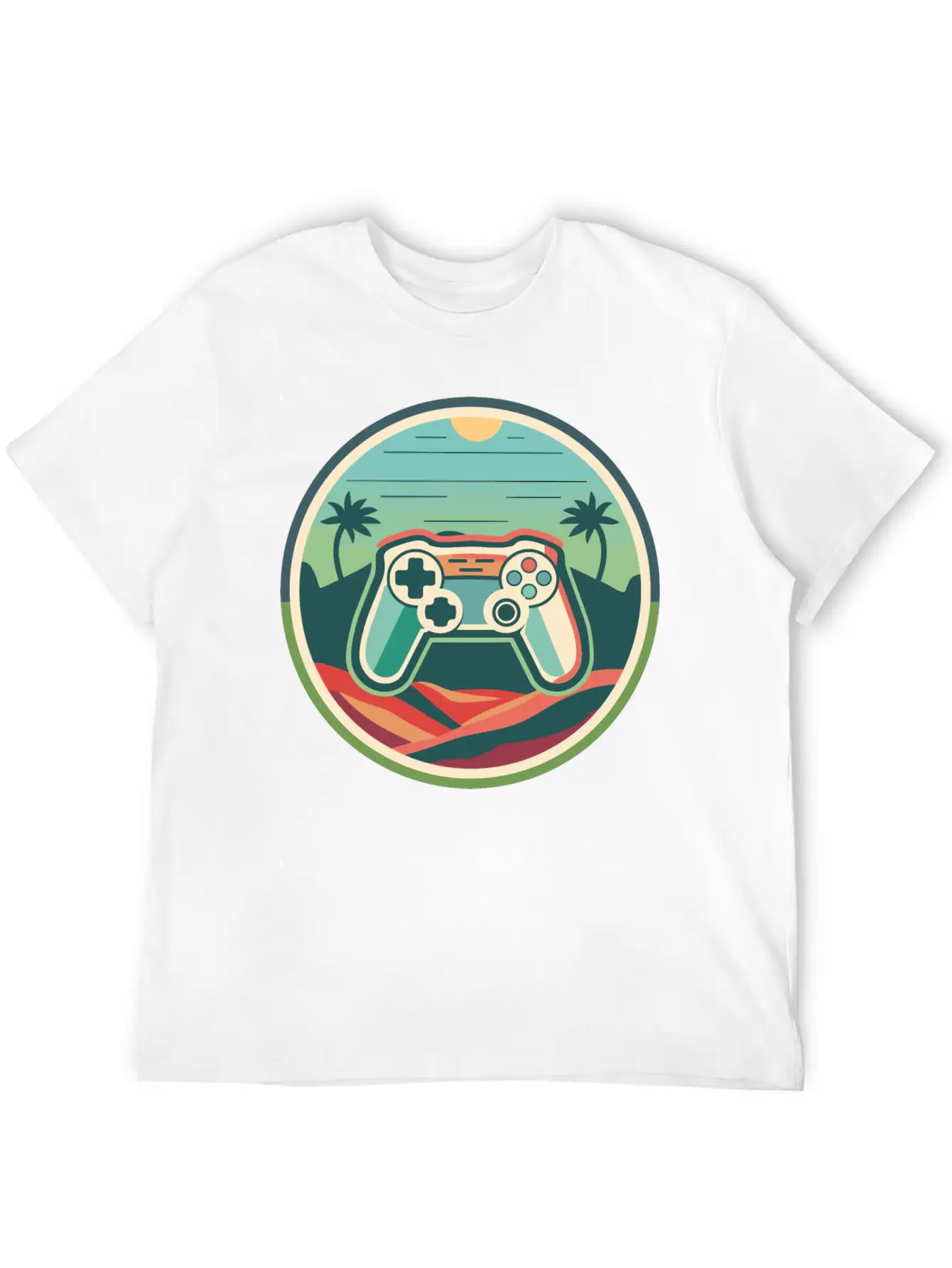 Gaming Artwork Essential Unisex Summer Tee – Soft Cotton Casual Fit