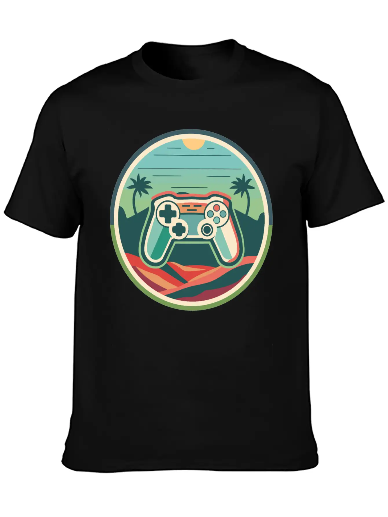 Gaming Artwork Essential Unisex Summer Tee – Soft Cotton Casual Fit