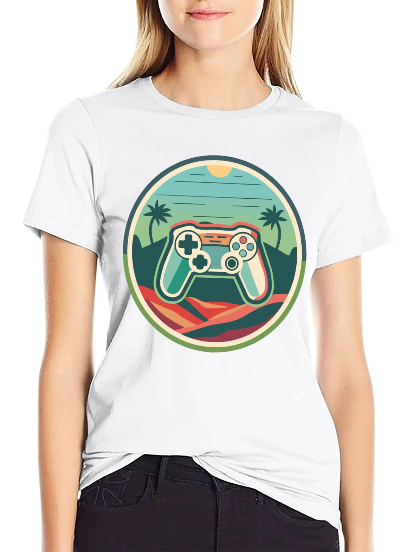 Gaming Artwork Essential Unisex Summer Tee – Soft Cotton Casual Fit