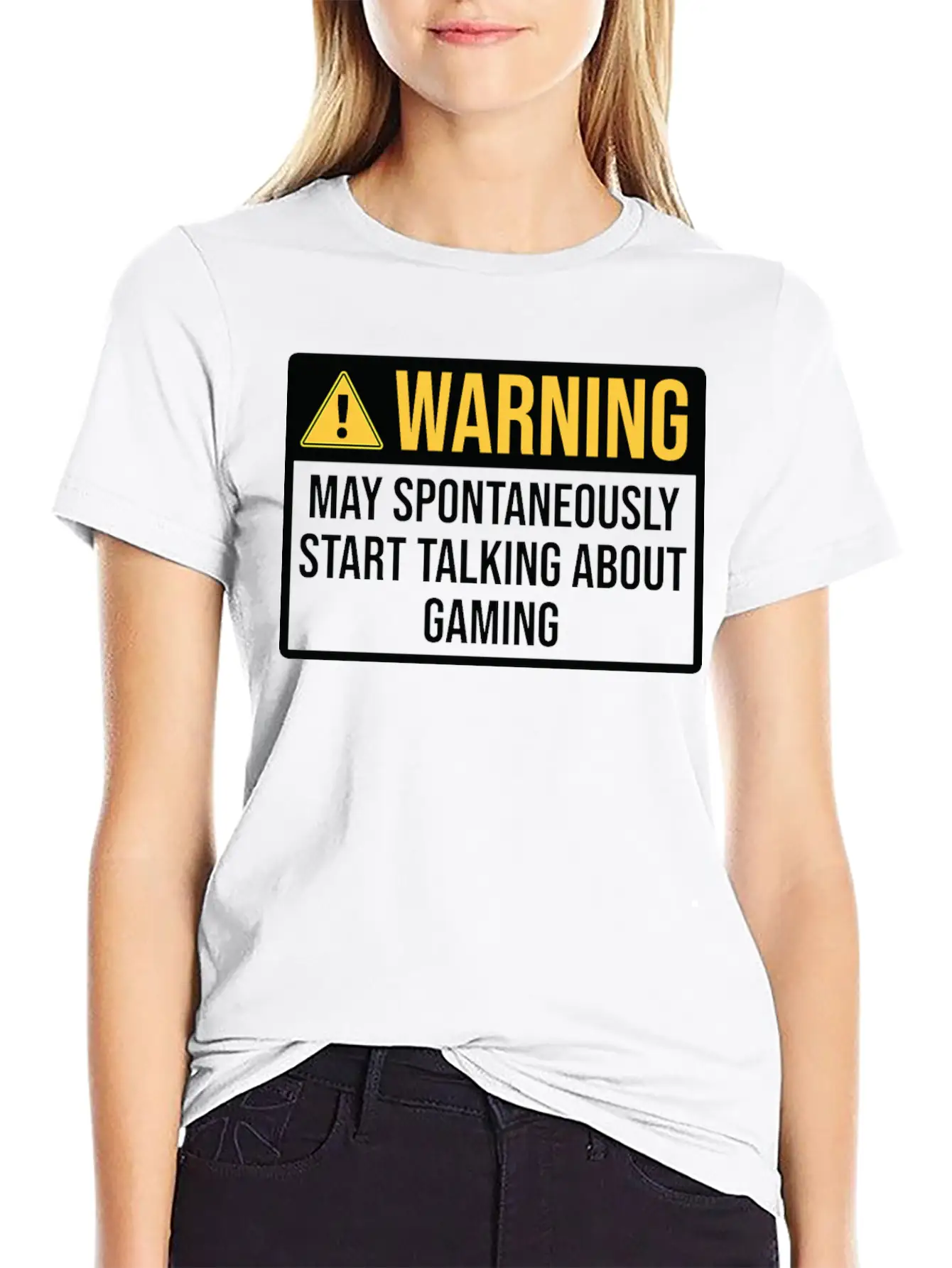 Gaming Funny Warning For Gamer Comfortable Minimalist Graphic Tee – Summer Style Essential