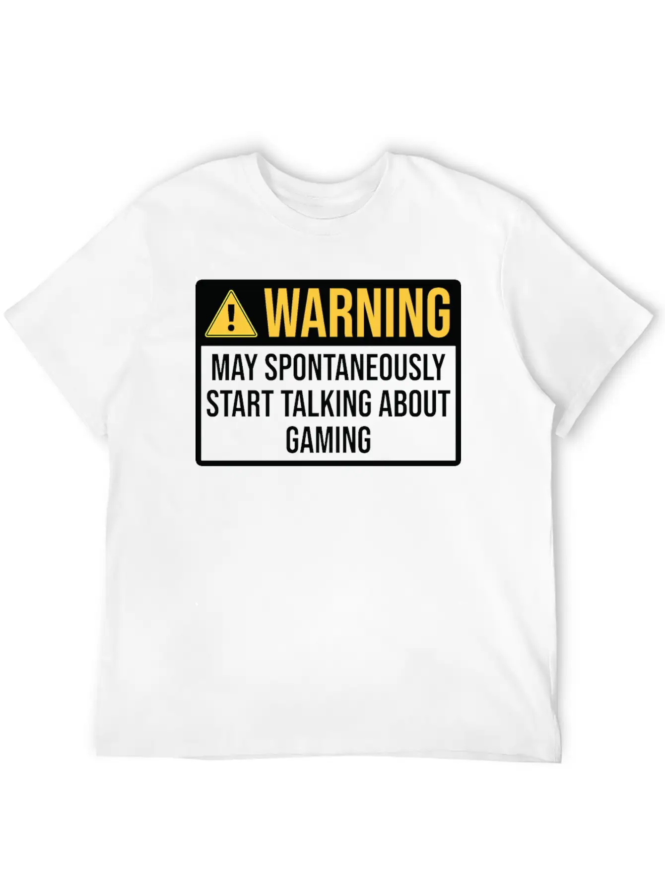 Gaming Funny Warning For Gamer Comfortable Minimalist Graphic Tee – Summer Style Essential