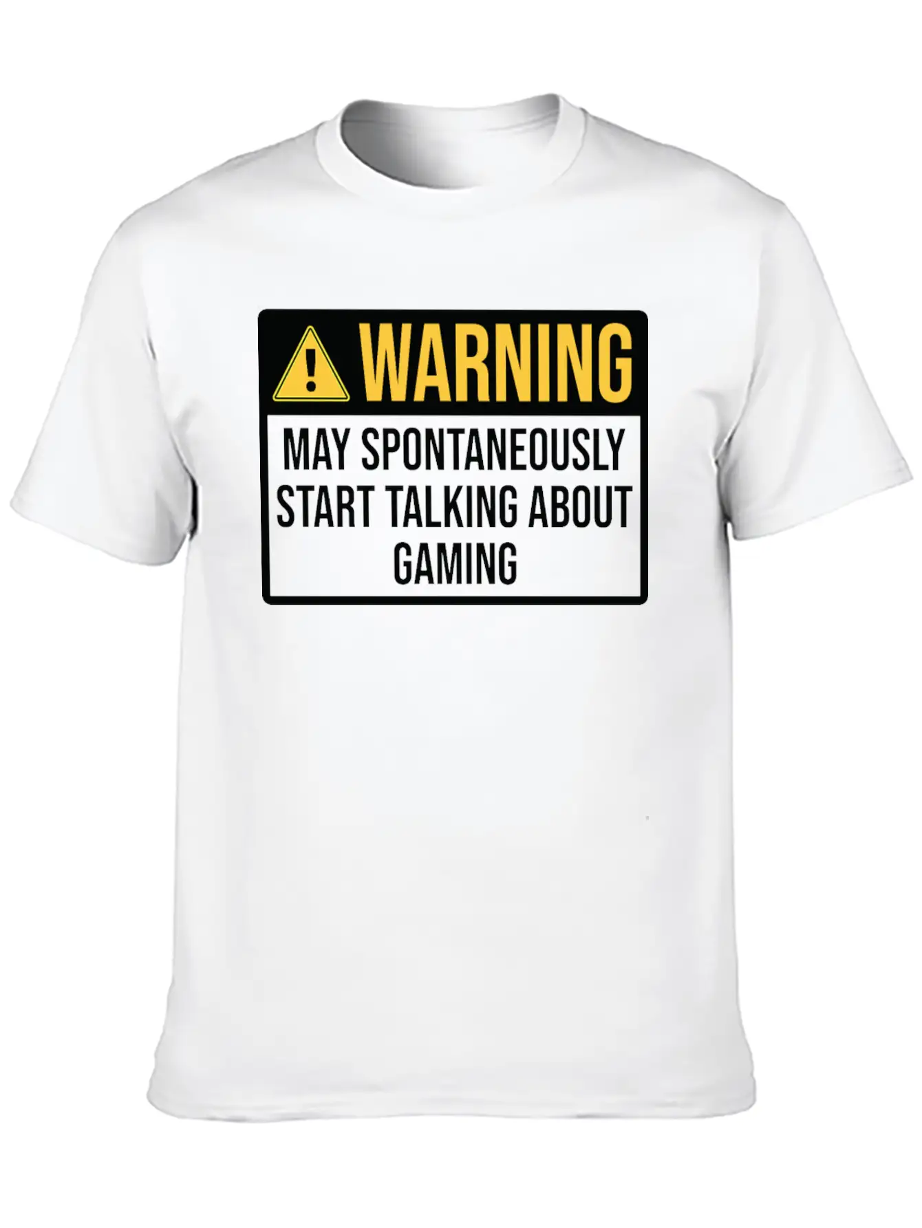 Gaming Funny Warning For Gamer Comfortable Minimalist Graphic Tee – Summer Style Essential