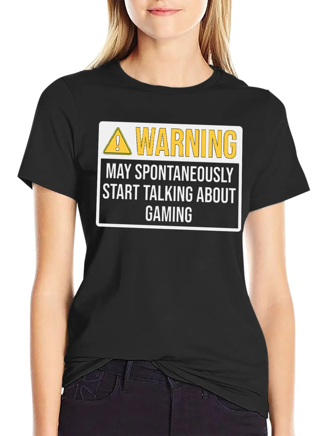 Gaming Funny Warning For Gamer Comfortable Minimalist Graphic Tee – Summer Style Essential