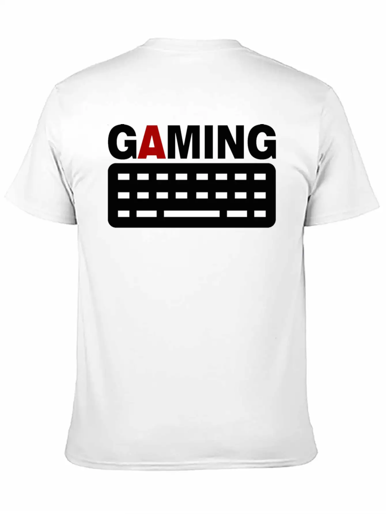 Gaming Keyboard Pc Gamer Unisex Short Sleeve Soft Cotton T-Shirt – Casual Everyday Wear