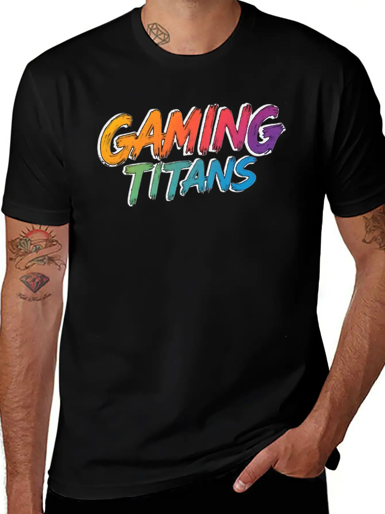 Gaming Titans Unisex Casual T-Shirt – Clean Design For Daily Comfort