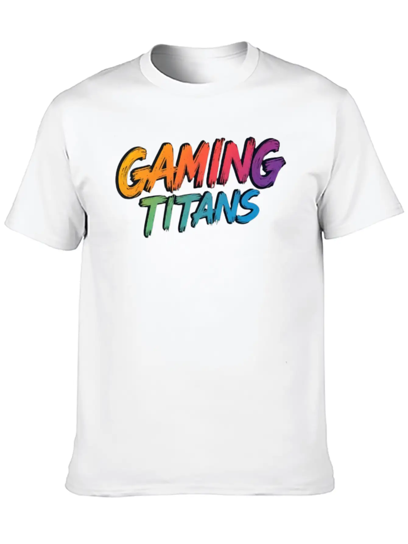 Gaming Titans Unisex Casual T-Shirt – Clean Design For Daily Comfort
