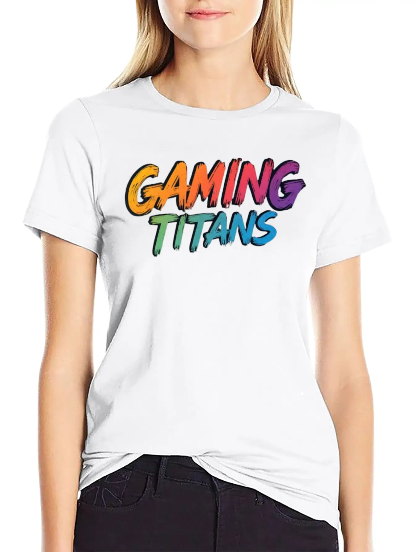 Gaming Titans Unisex Casual T-Shirt – Clean Design For Daily Comfort