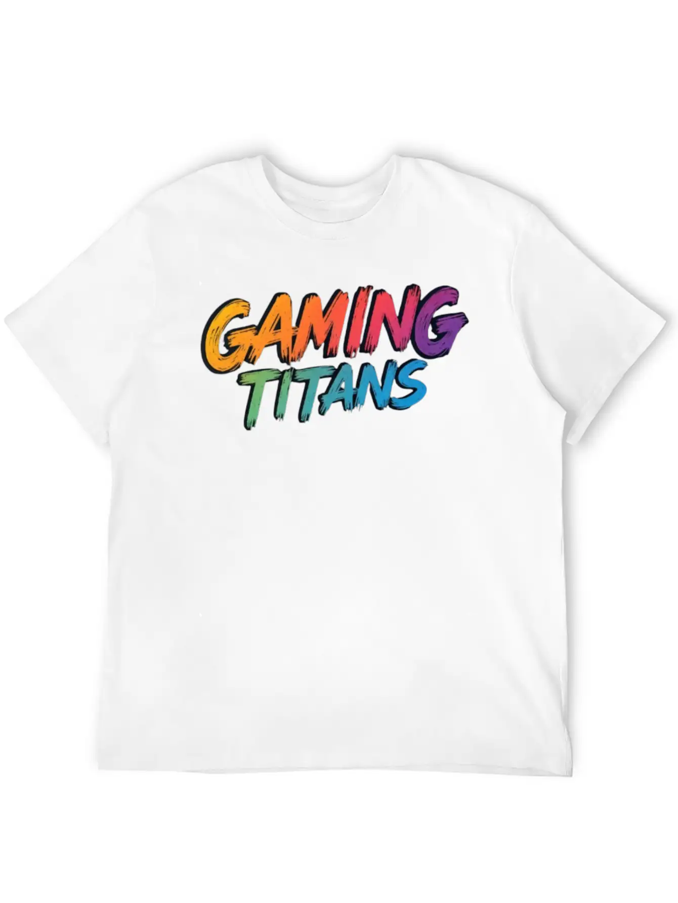 Gaming Titans Unisex Casual T-Shirt – Clean Design For Daily Comfort