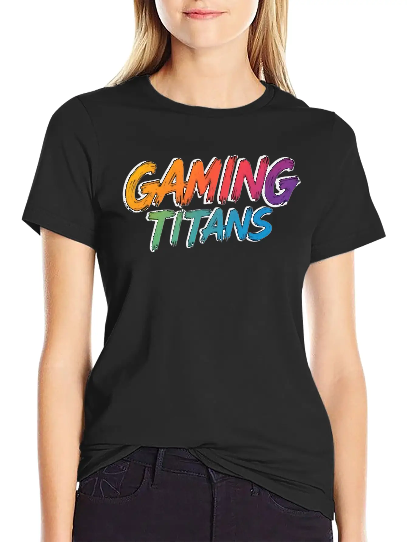 Gaming Titans Unisex Casual T-Shirt – Clean Design For Daily Comfort