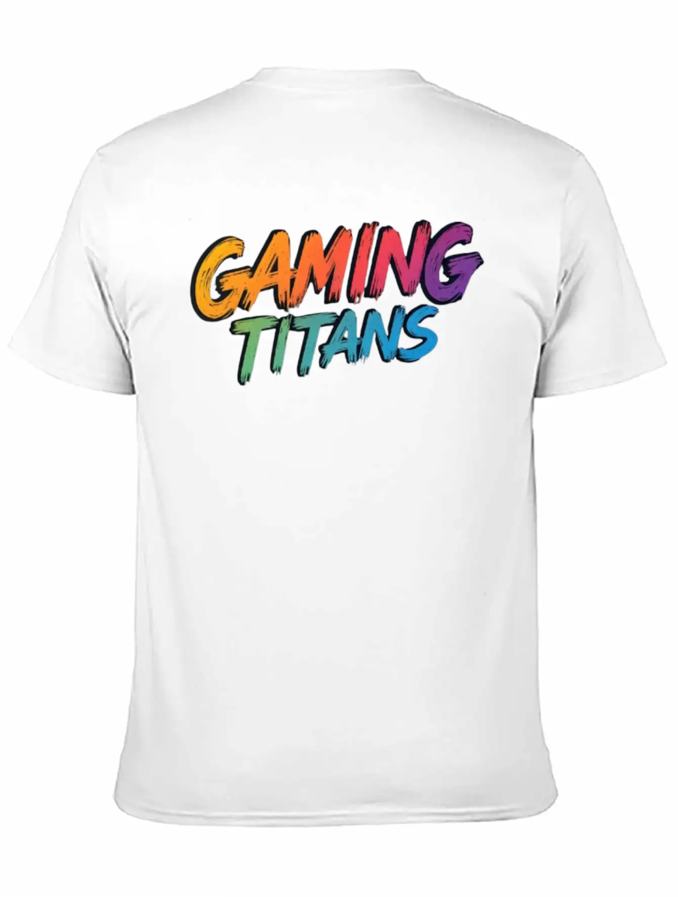 Gaming Titans Unisex Casual T-Shirt – Clean Design For Daily Comfort