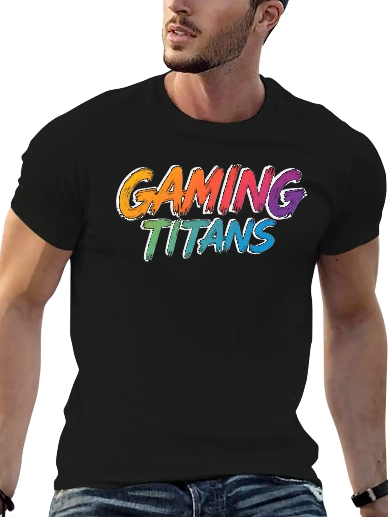 Gaming Titans Unisex Casual T-Shirt – Clean Design For Daily Comfort