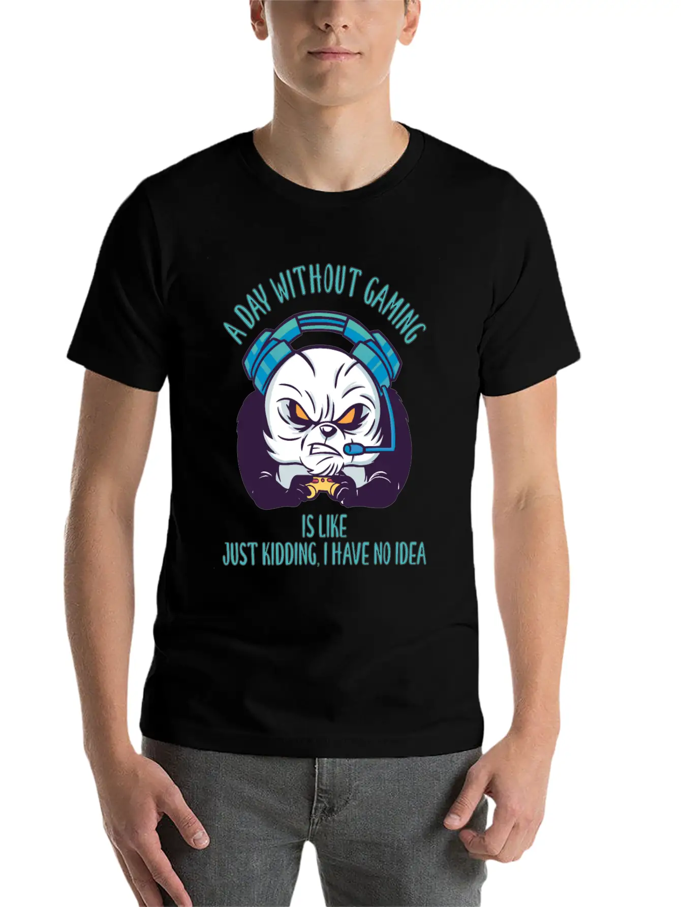 Gaming Unisex Casual T-Shirt – Clean Design For Daily Comfort