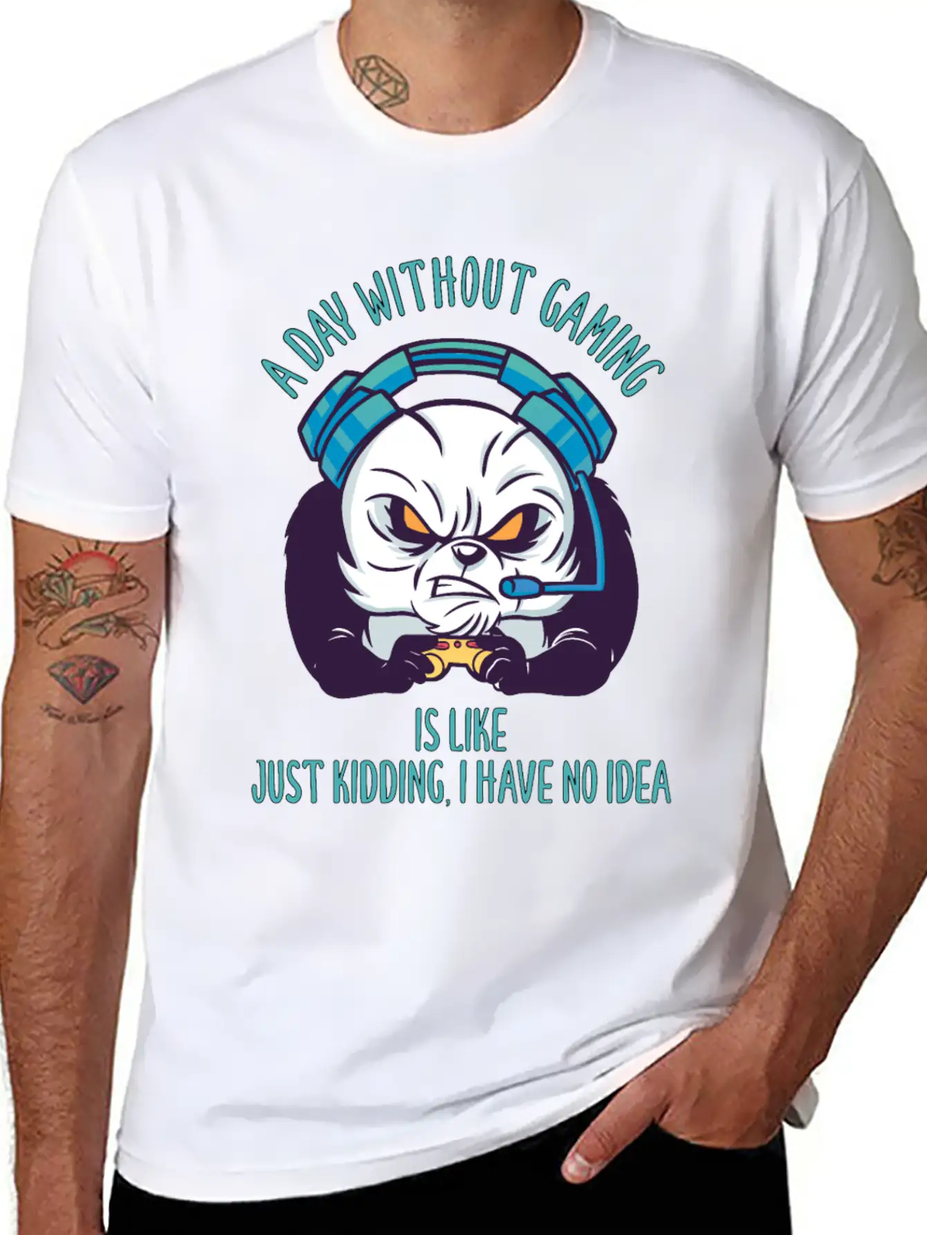 Gaming Unisex Casual T-Shirt – Clean Design For Daily Comfort