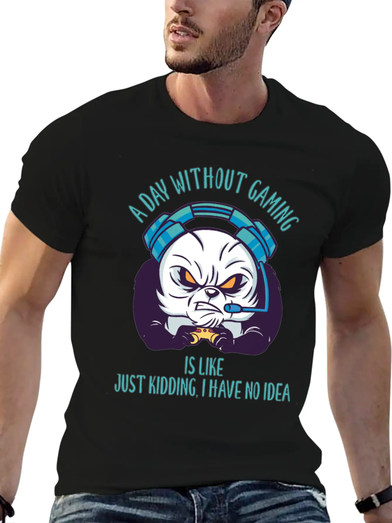 Gaming Unisex Casual T-Shirt – Clean Design For Daily Comfort