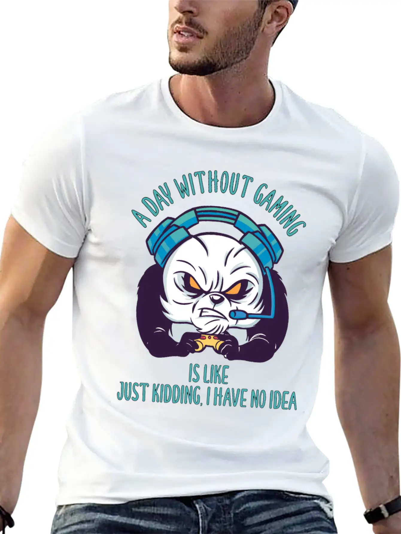 Gaming Unisex Casual T-Shirt – Clean Design For Daily Comfort