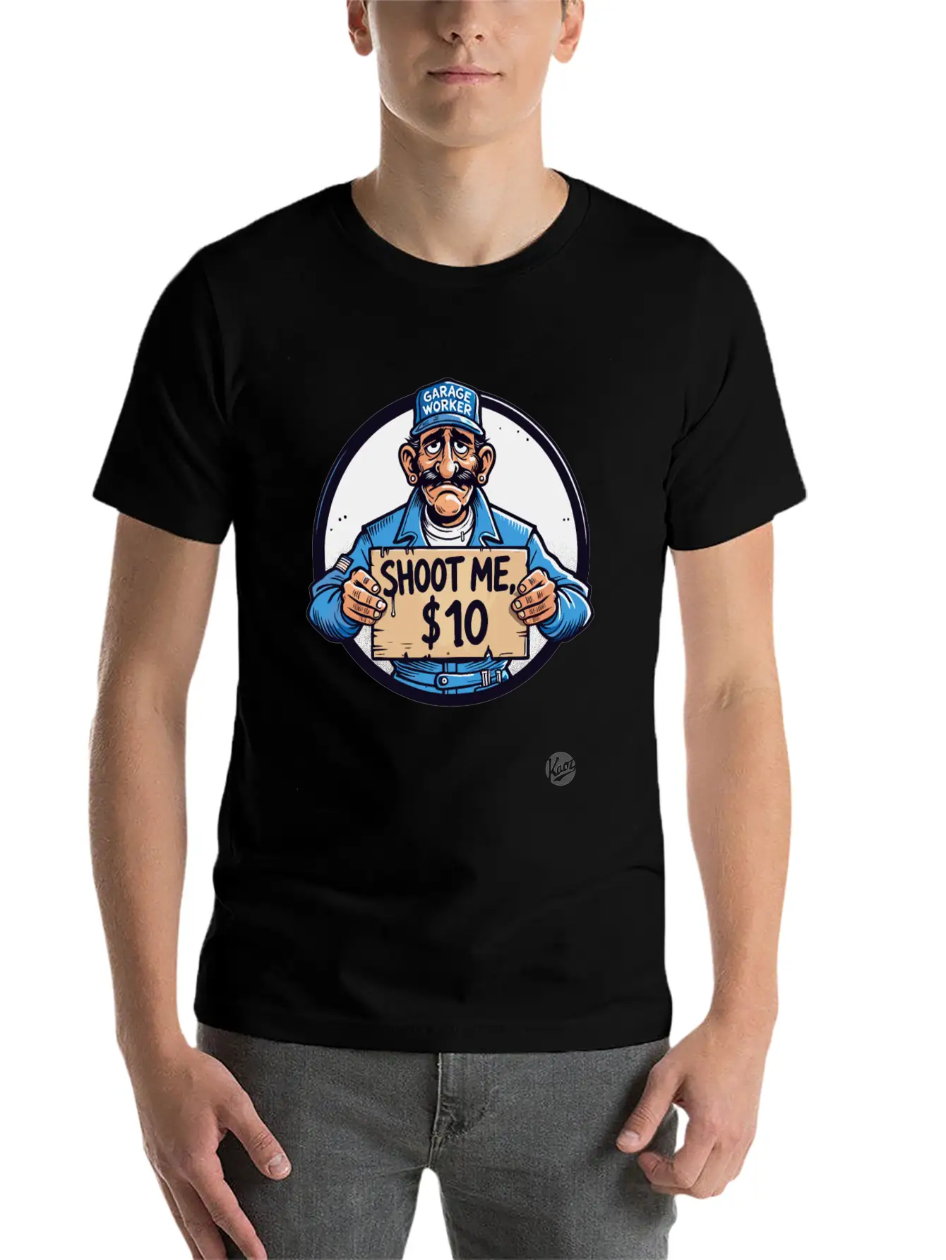 Garage Worker Sarcasm Bundy Style "Shoot Me $10" Comfortable Minimalist Graphic Tee – Summer Style Essential
