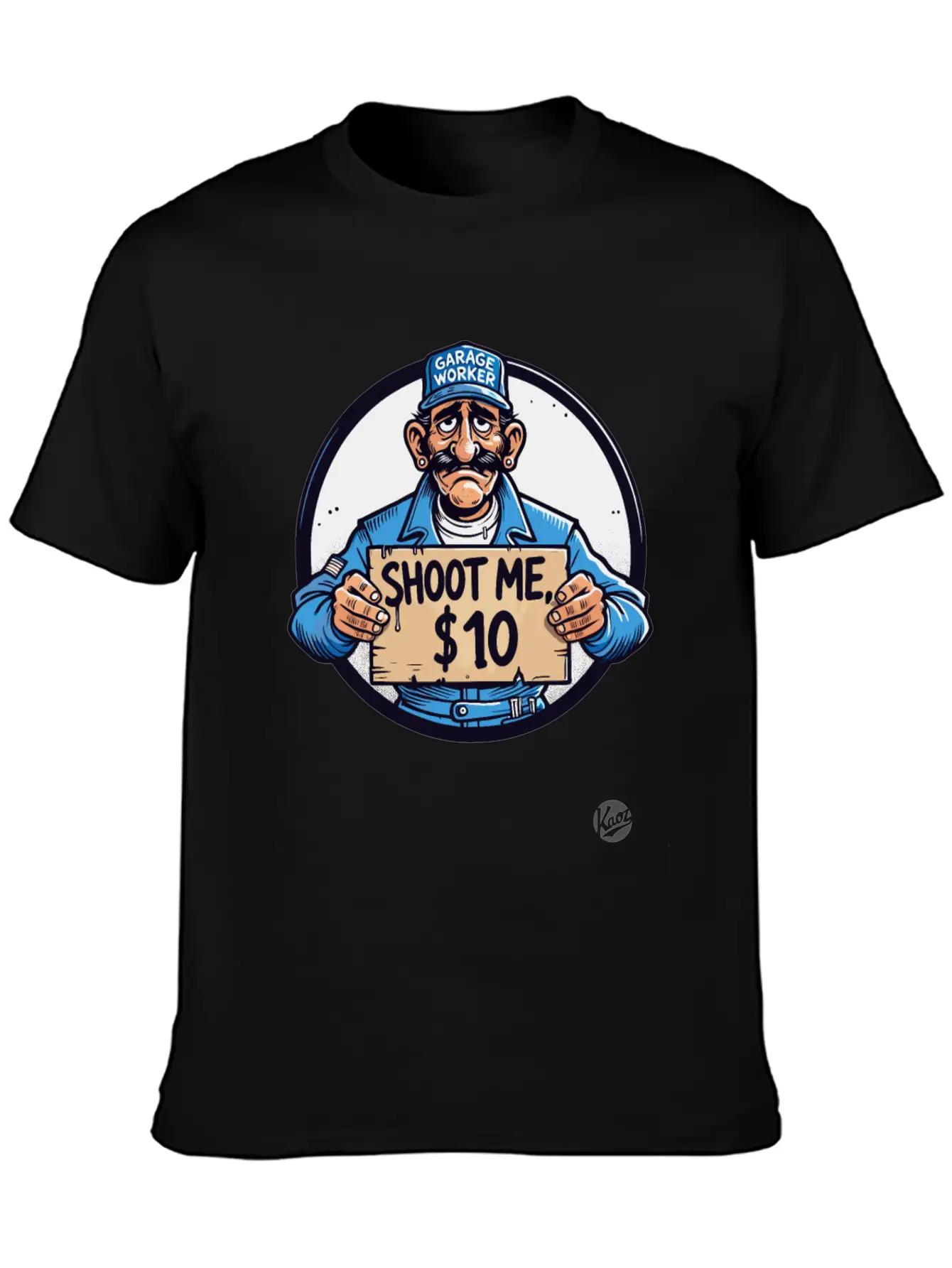 Garage Worker Sarcasm Bundy Style "Shoot Me $10" Comfortable Minimalist Graphic Tee – Summer Style Essential