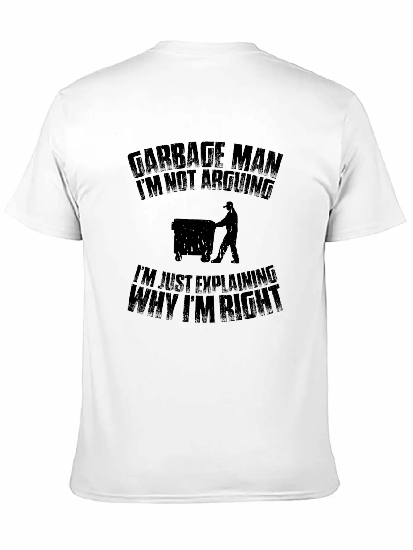 Garbage Man Trashman Waste Collector Garbageman Essential Unisex Summer Tee – Soft Cotton Casual Fit