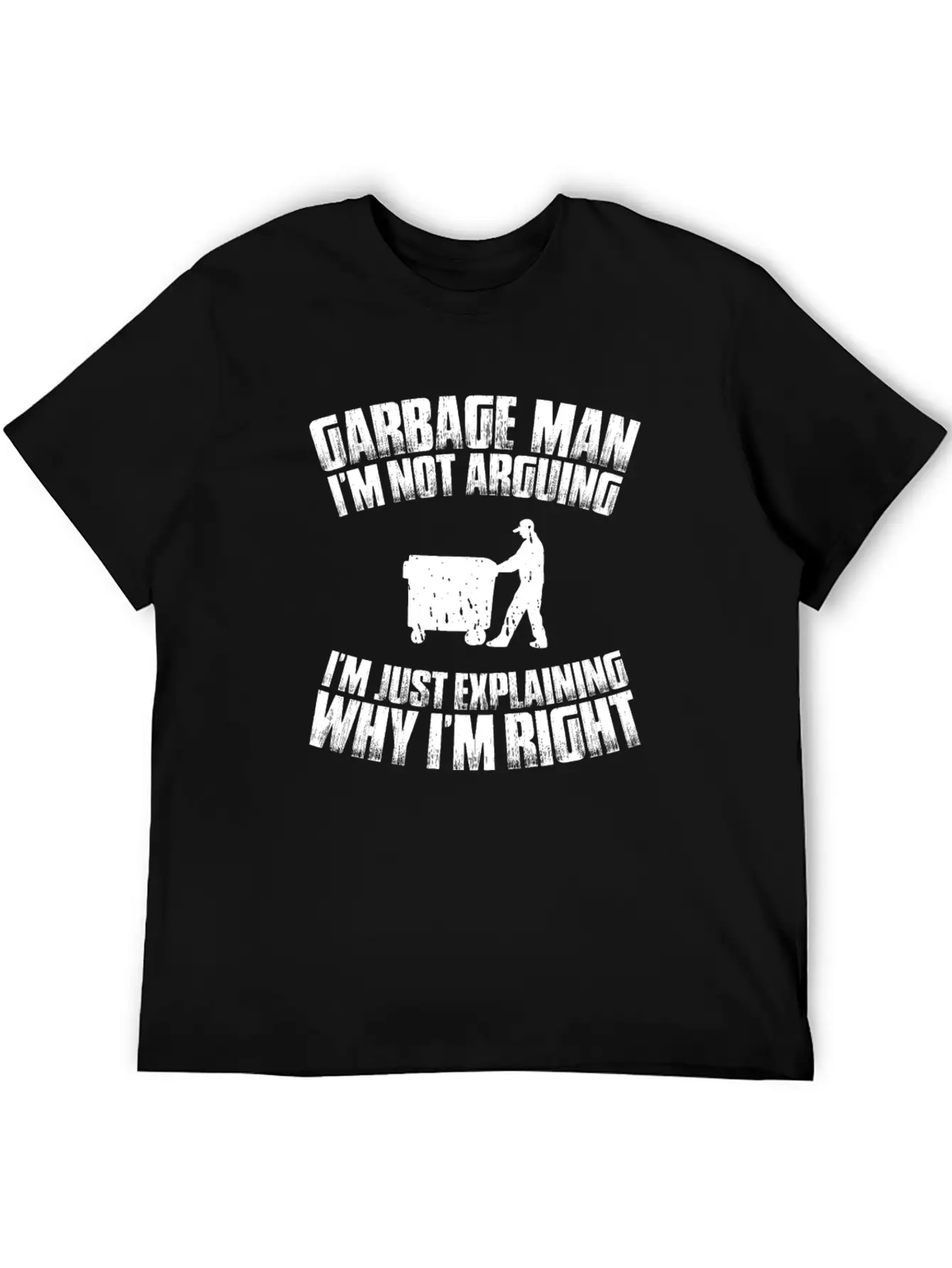 Garbage Man Trashman Waste Collector Garbageman Essential Unisex Summer Tee – Soft Cotton Casual Fit
