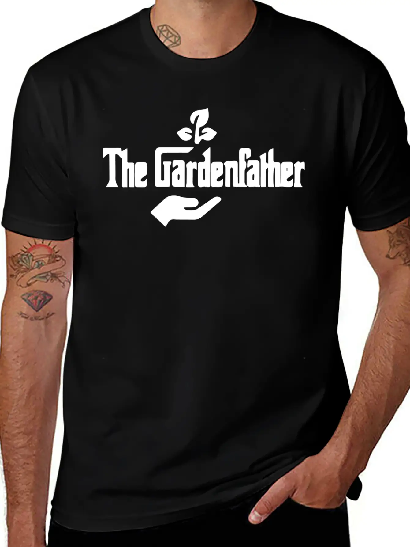 Garden Father Comfortable Minimalist Graphic Tee – Summer Style Essential