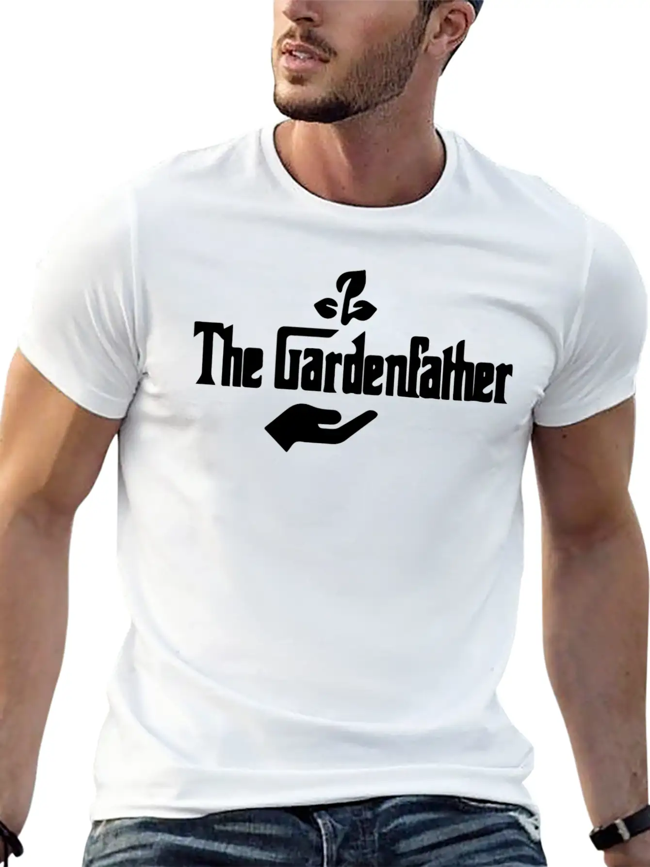 Garden Father Comfortable Minimalist Graphic Tee – Summer Style Essential