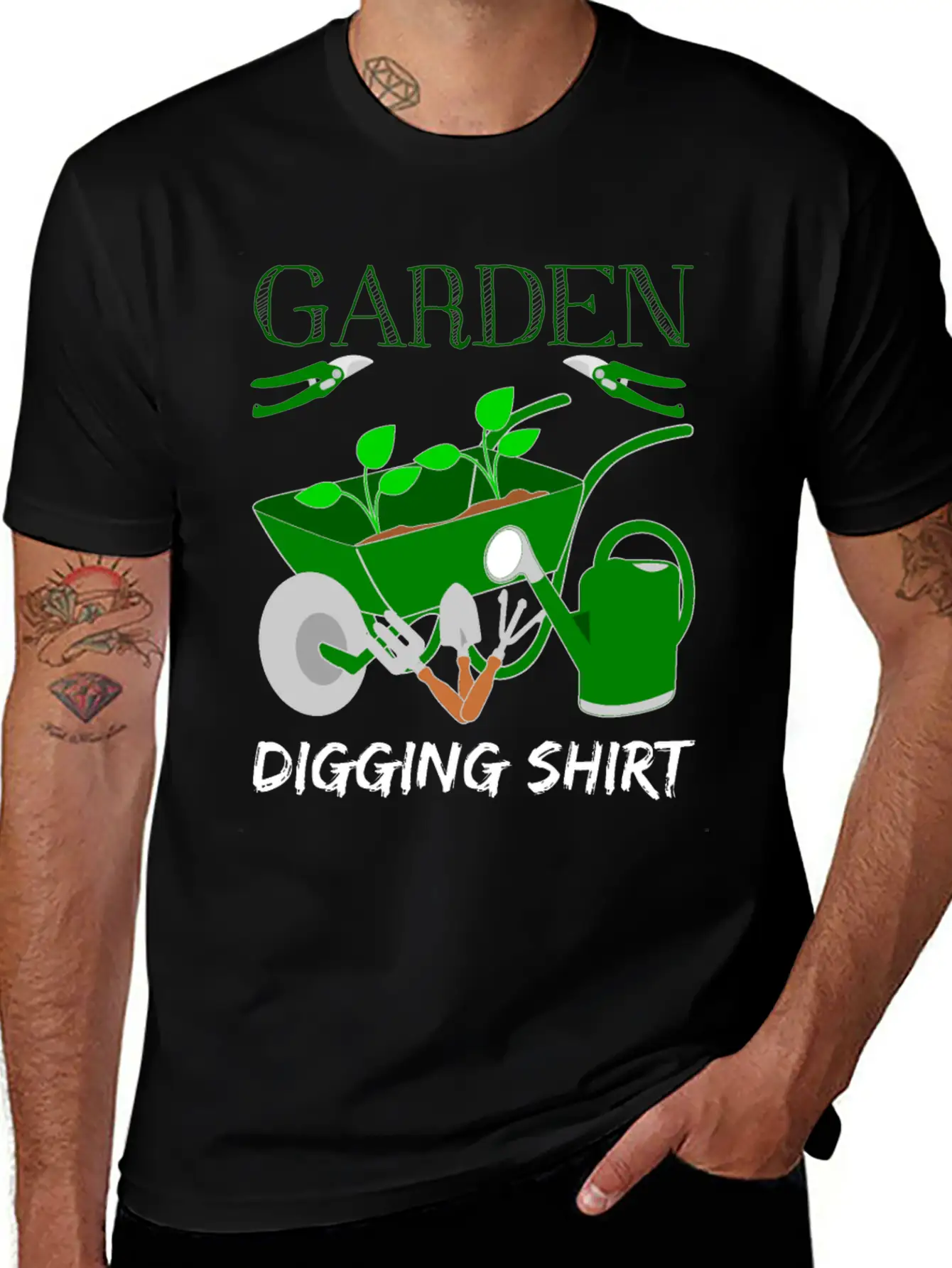 Garden Gardener Gardening Landscaping Essential Unisex Summer Tee – Soft Cotton Casual Fit
