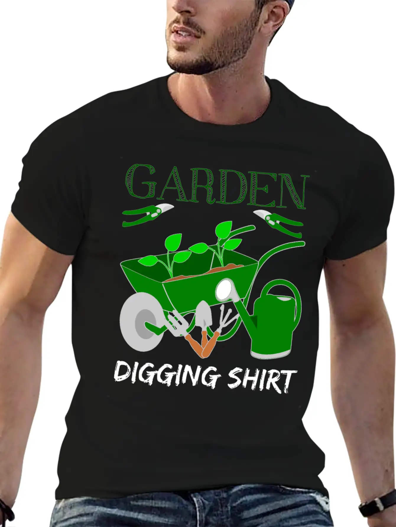 Garden Gardener Gardening Landscaping Essential Unisex Summer Tee – Soft Cotton Casual Fit