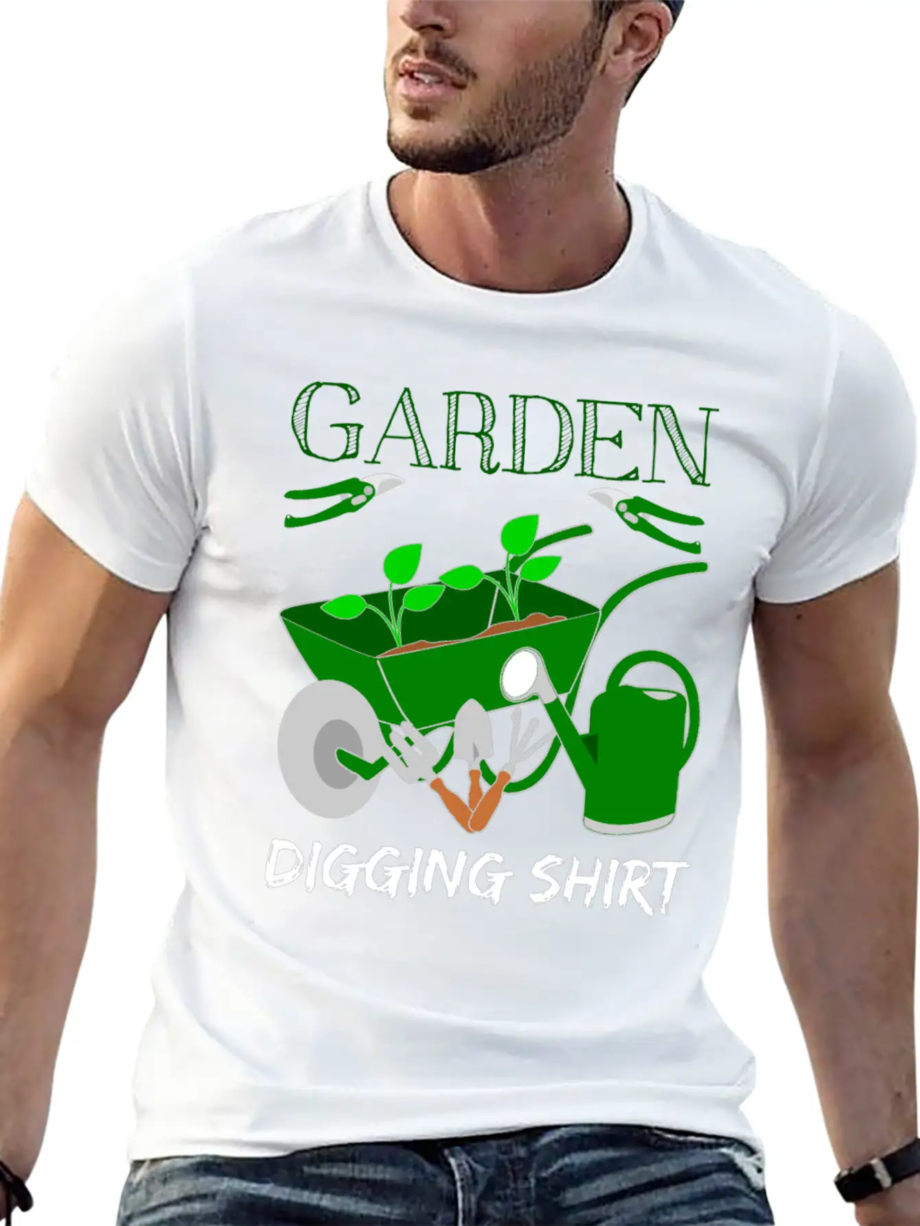 Garden Gardener Gardening Landscaping Essential Unisex Summer Tee – Soft Cotton Casual Fit