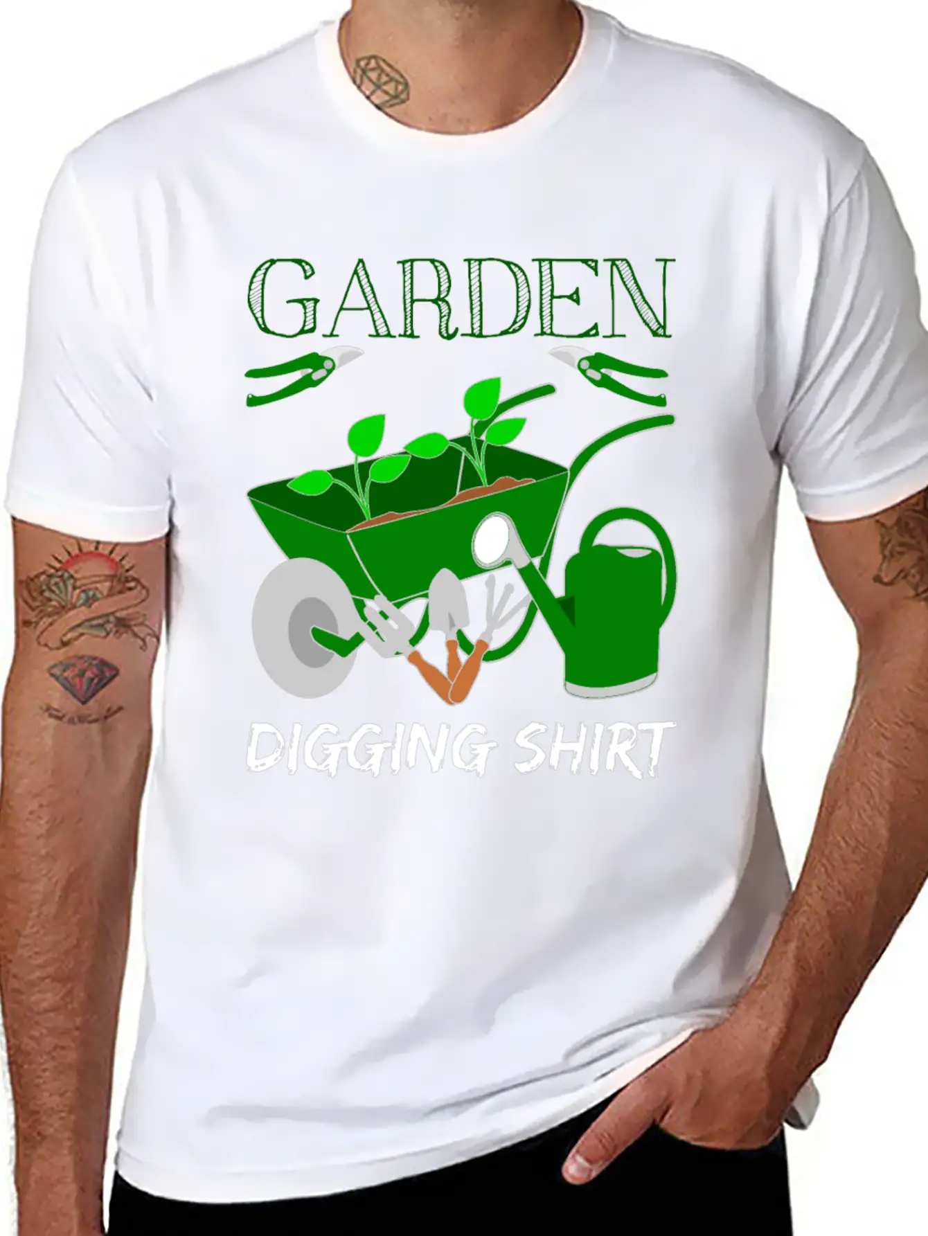 Garden Gardener Gardening Landscaping Essential Unisex Summer Tee – Soft Cotton Casual Fit