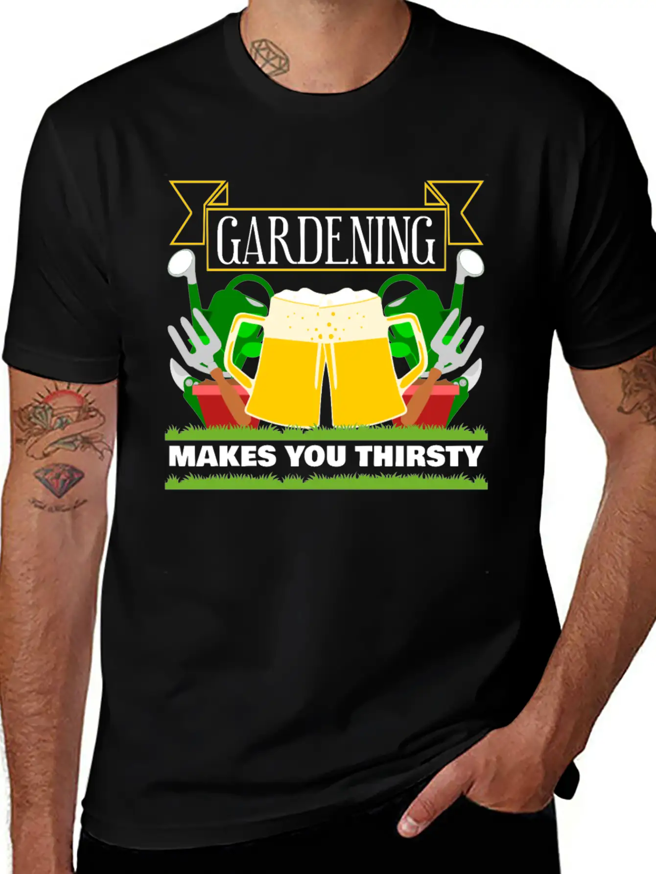 Gardener Gardening Garden Basic Graphic T-Shirt – Daily Comfort In Soft Cotton