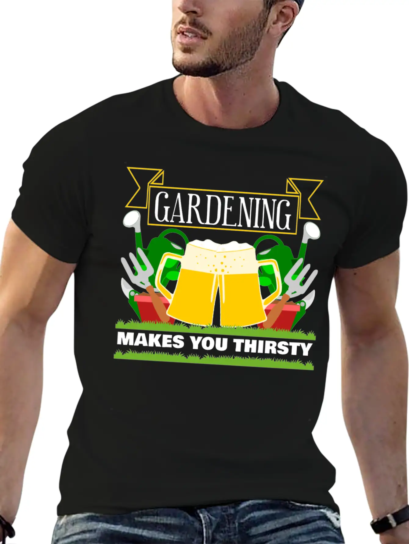 Gardener Gardening Garden Basic Graphic T-Shirt – Daily Comfort In Soft Cotton