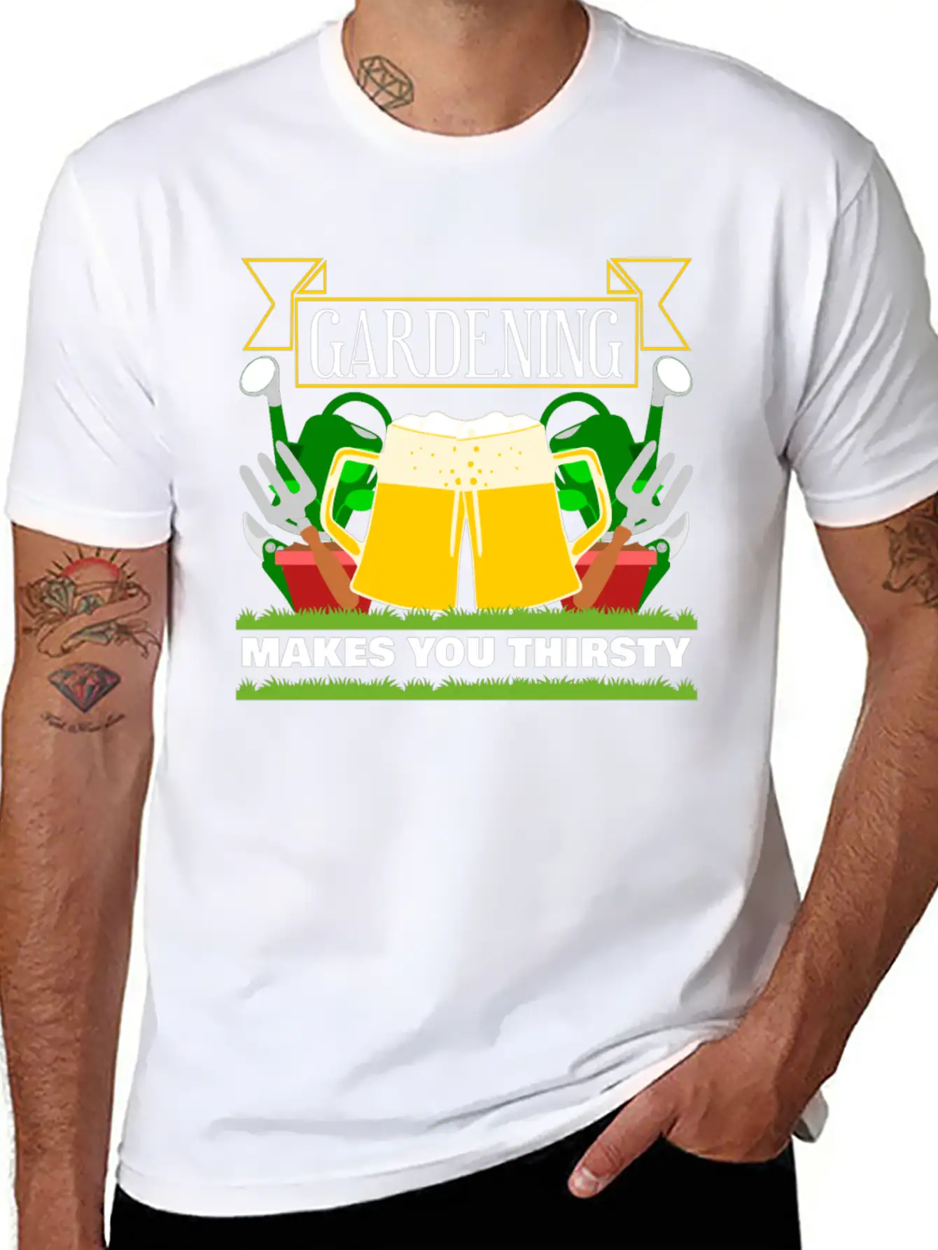 Gardener Gardening Garden Basic Graphic T-Shirt – Daily Comfort In Soft Cotton