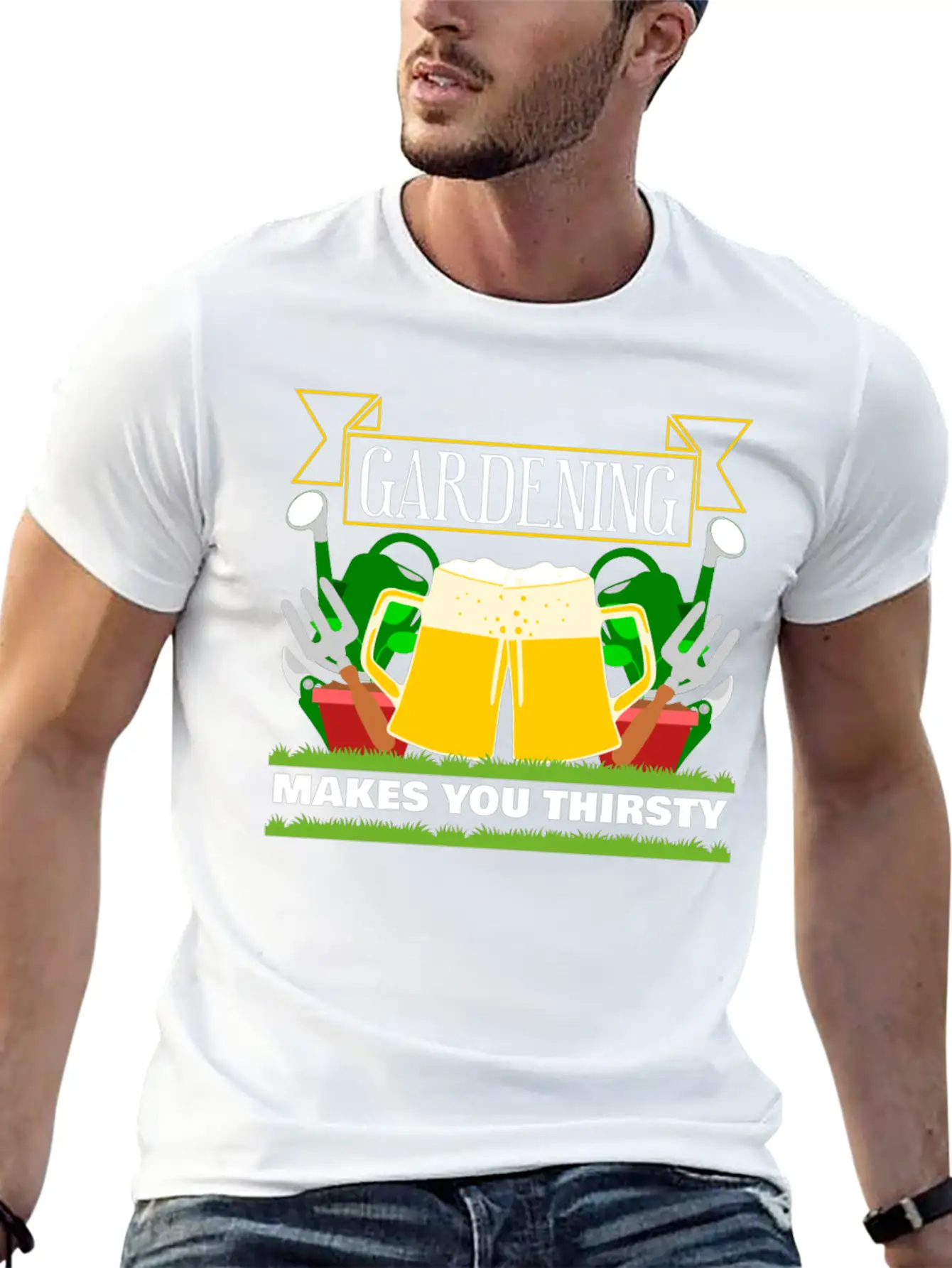 Gardener Gardening Garden Basic Graphic T-Shirt – Daily Comfort In Soft Cotton
