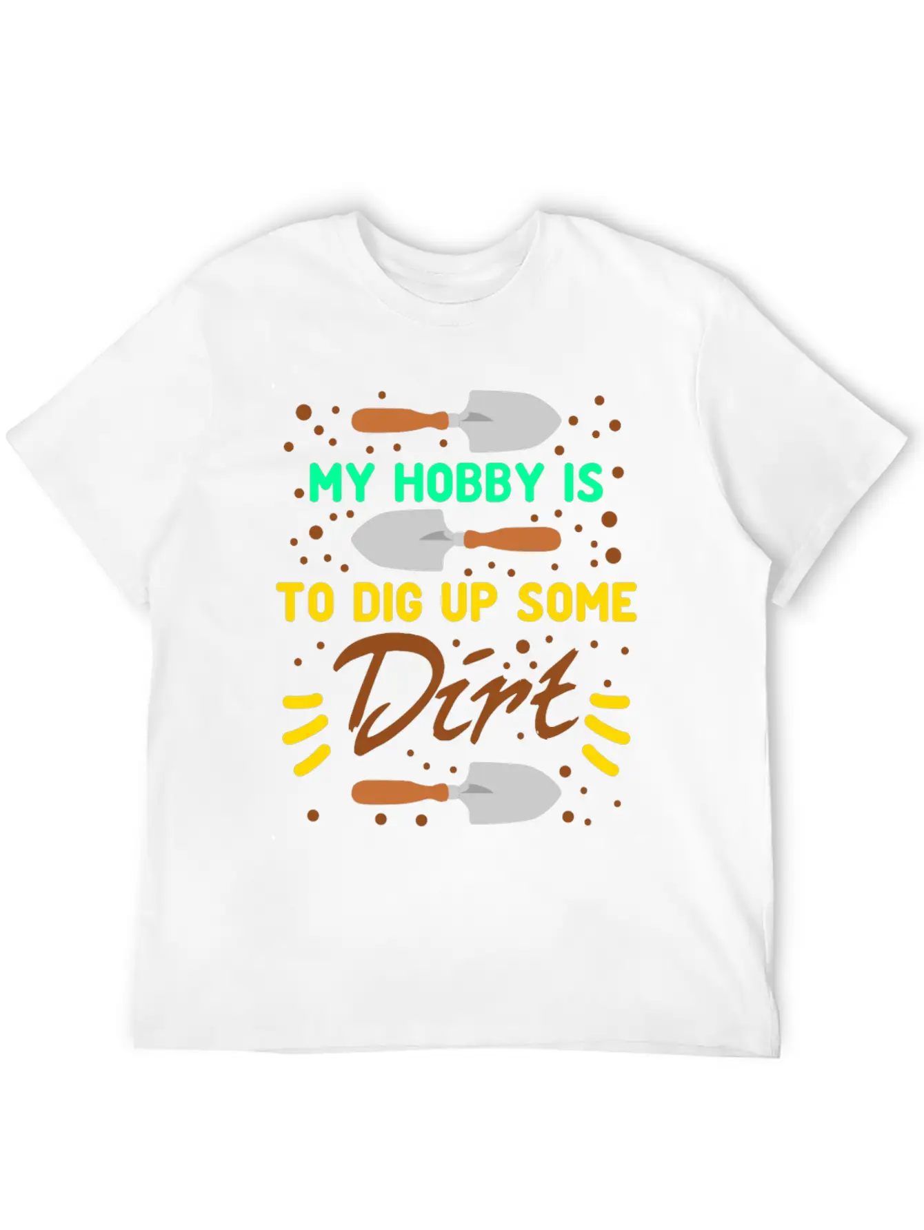 Gardener Gardening Landscaping Garden Unisex Short Sleeve Soft Cotton T-Shirt – Casual Everyday Wear