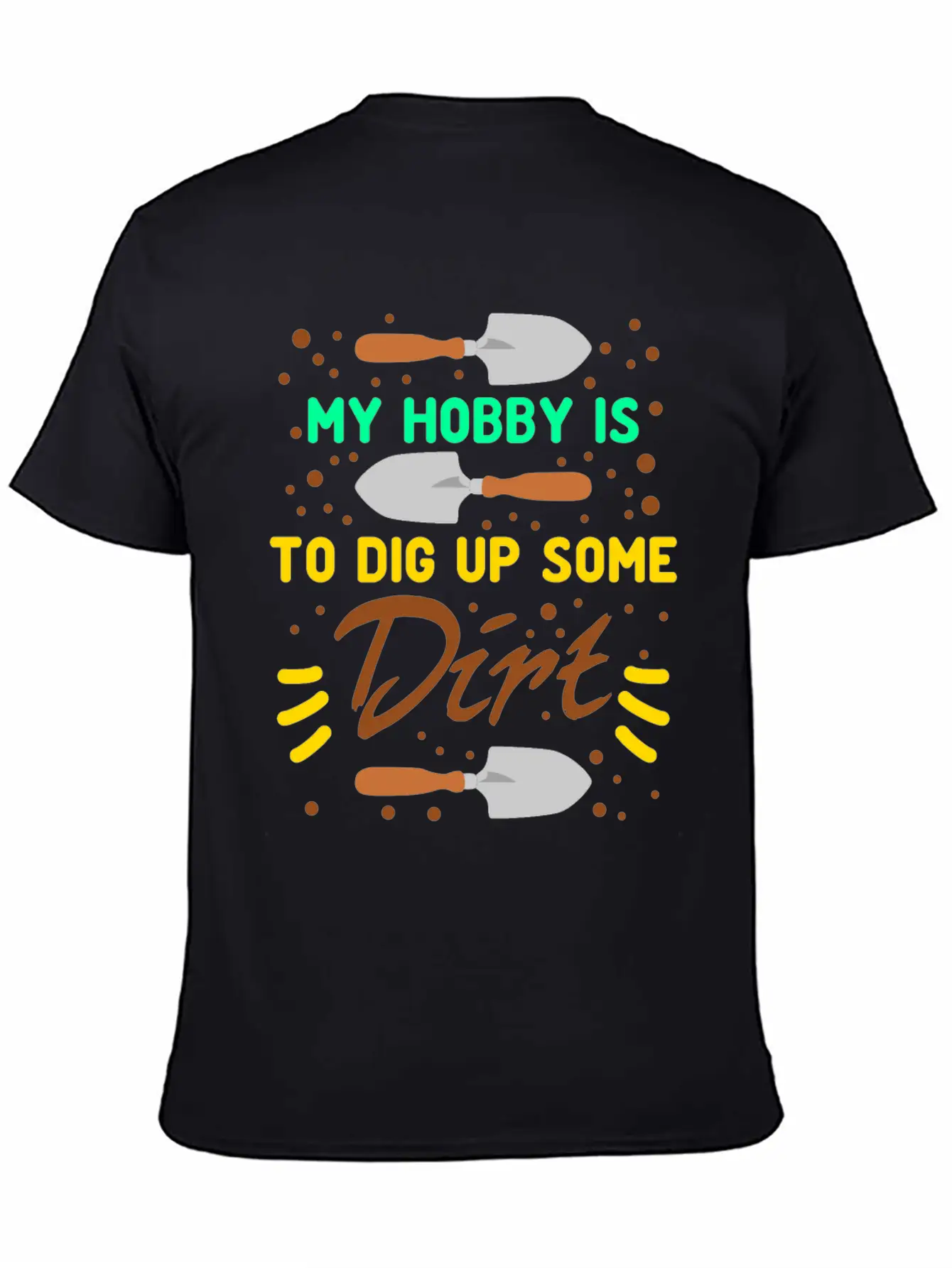 Gardener Gardening Landscaping Garden Unisex Short Sleeve Soft Cotton T-Shirt – Casual Everyday Wear
