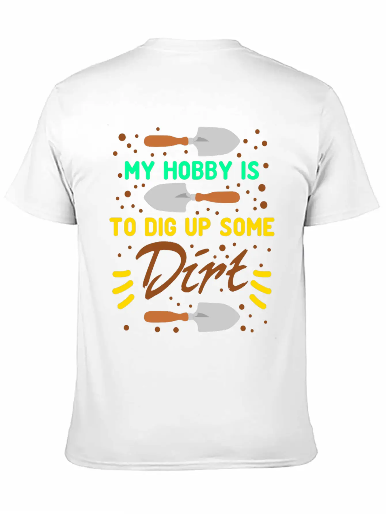 Gardener Gardening Landscaping Garden Unisex Short Sleeve Soft Cotton T-Shirt – Casual Everyday Wear