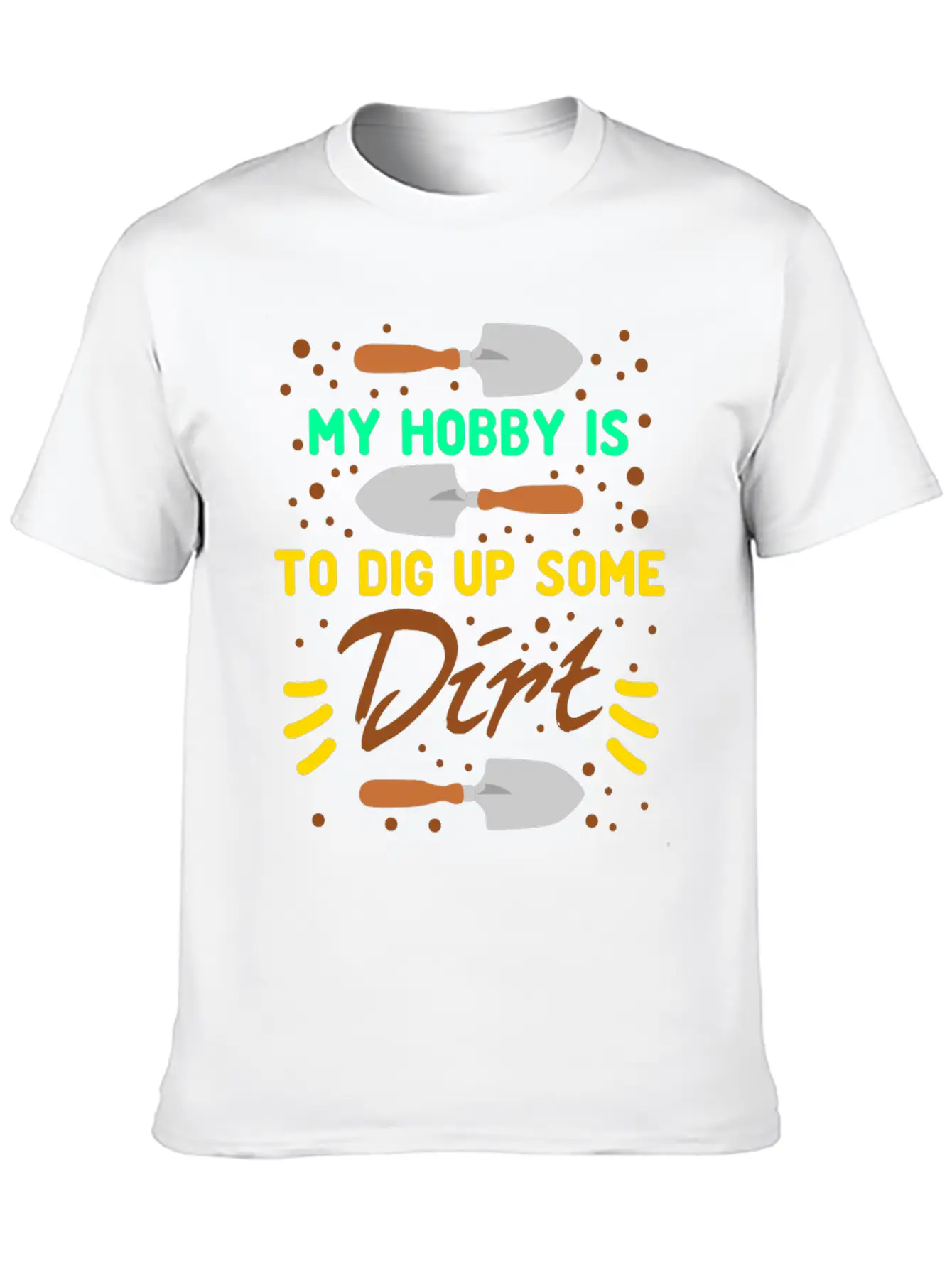 Gardener Gardening Landscaping Garden Unisex Short Sleeve Soft Cotton T-Shirt – Casual Everyday Wear