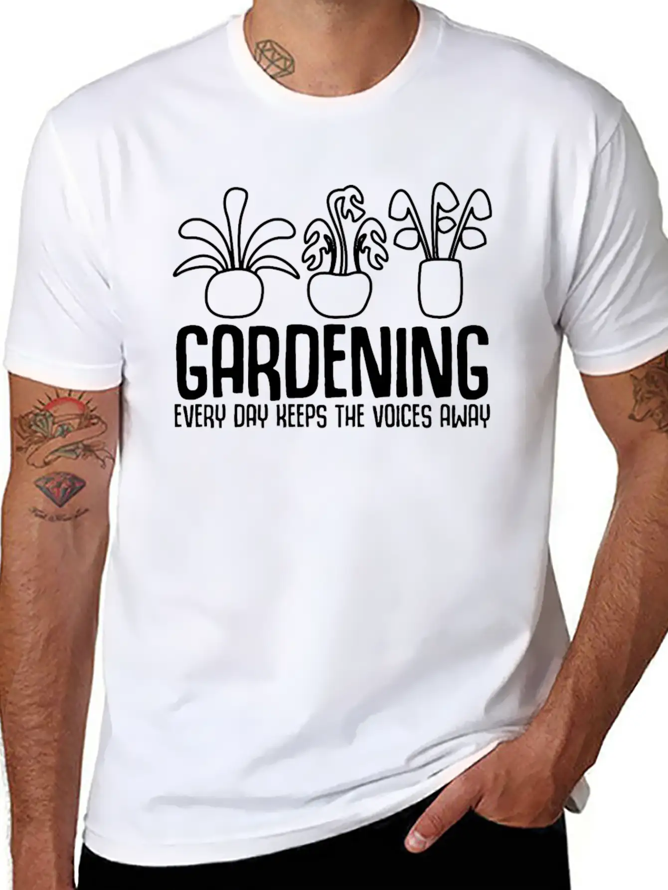 Gardener Gardening Plants Garden Stylish Everyday T-Shirt – Unisex Basic Cotton Tee