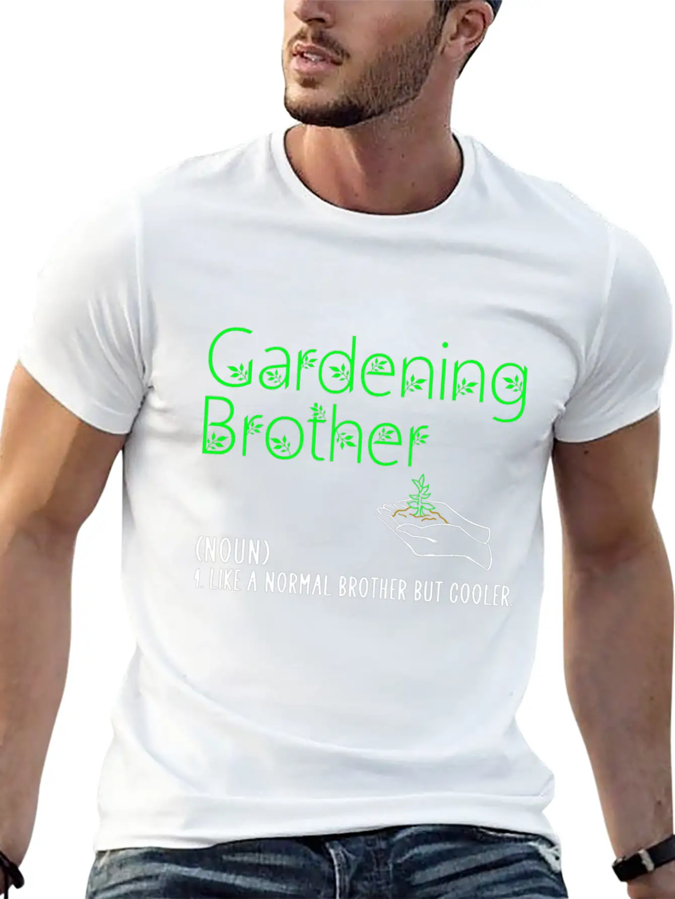 Gardening Brother Unisex Short Sleeve Soft Cotton T-Shirt – Casual Everyday Wear