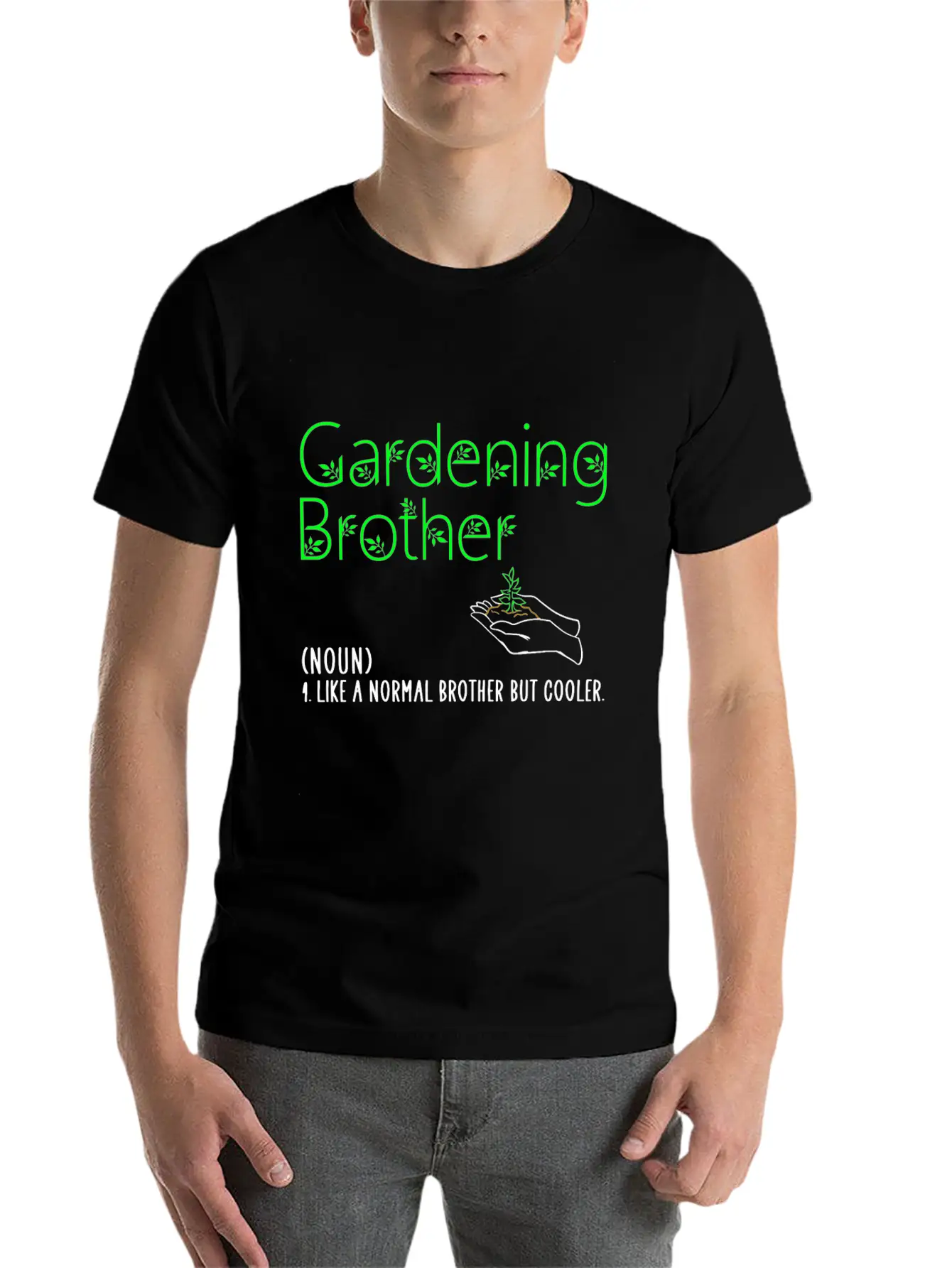 Gardening Brother Unisex Short Sleeve Soft Cotton T-Shirt – Casual Everyday Wear