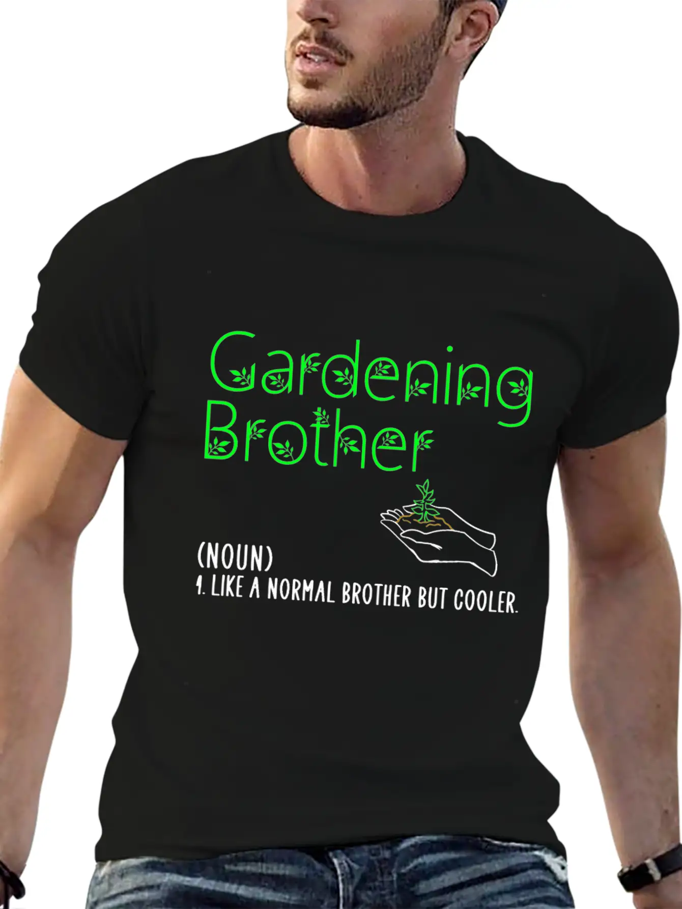 Gardening Brother Unisex Short Sleeve Soft Cotton T-Shirt – Casual Everyday Wear