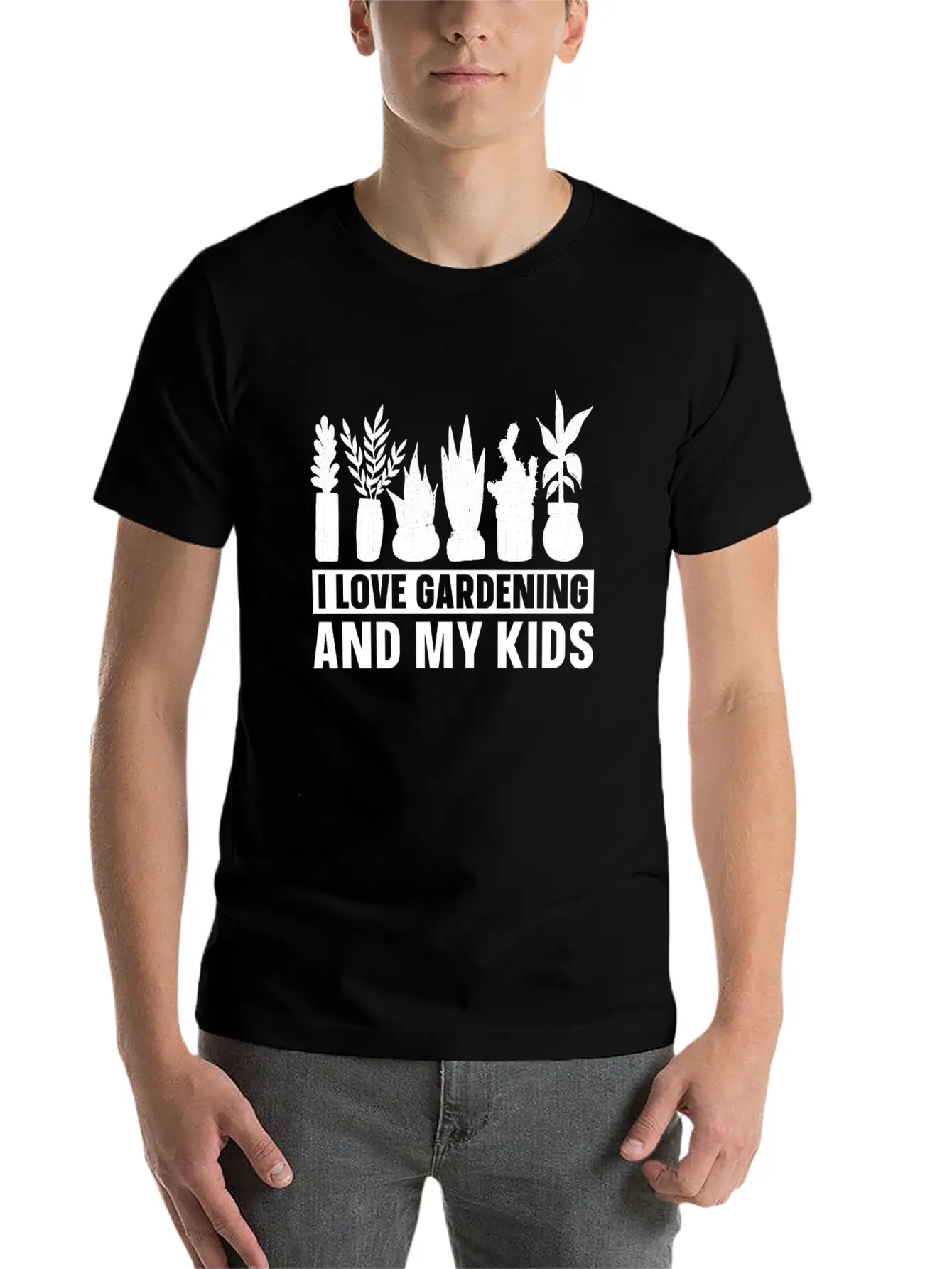 Gardening Gardener Father Gardening Dad Stylish Everyday T-Shirt – Unisex Basic Cotton Tee