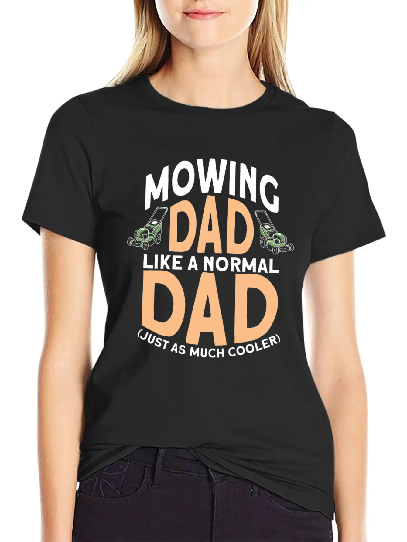 Gardening Gardener Lawn Mower Gardening Dad Stylish Everyday T-Shirt – Unisex Basic Cotton Tee