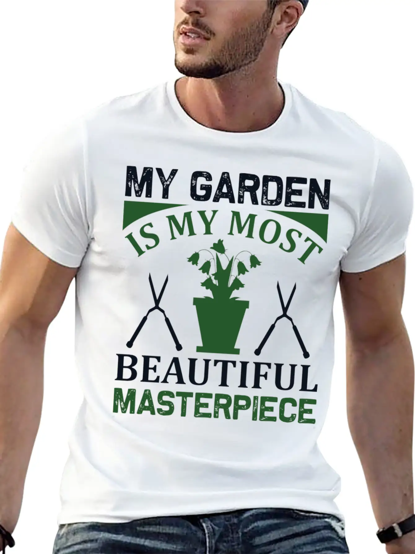 Gardening My Garden Comfortable Minimalist Graphic Tee – Summer Style Essential