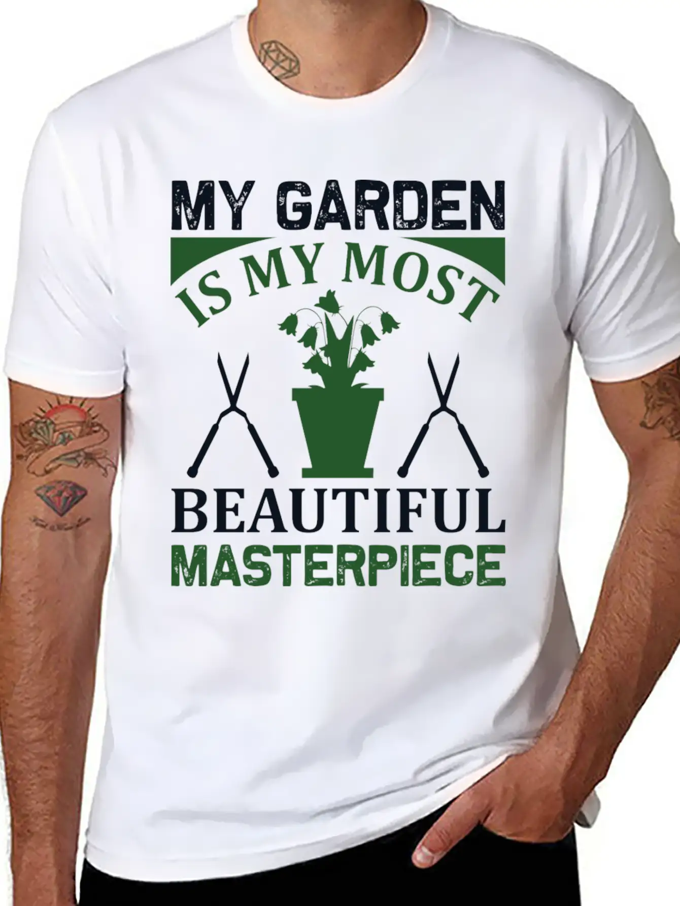 Gardening My Garden Comfortable Minimalist Graphic Tee – Summer Style Essential