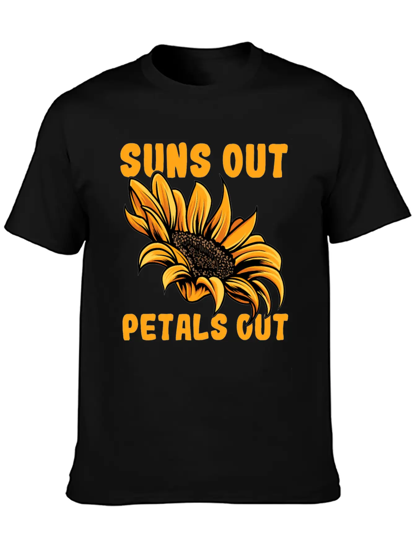 Gardening Sunflower Flowers Stylish Everyday T-Shirt – Unisex Basic Cotton Tee